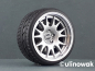 Preview: 99067-19 Alufelge 1:18 BBS Challenge-Design 19 Zoll Flachbett Modellauto Tuning