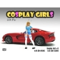 Preview: American Diorama 24303 Cosplay Girls Figur #3 Frau mit weissen Strümpfen 1:24 limitiert 1/1000