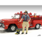 Preview: American Diorama 76319 Firefighters getting ready Feuerwehr Vorbereiter 1:18 Figur 1/1000 limitiert