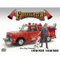 Preview: American Diorama 76320 Firefighters Fire Dog Trainer Feuerwehr Hundetrainer 1:18 Figur 1/1000 limitiert