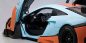 Preview: AUTOart MCLAREN 12C GT3 blau orange 1:18 81343