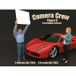 Preview: American Diorama 77478 Figur mit Reflektor Camera Crew II 1:24