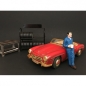 Preview: American Diorama 77445 Mechaniker Figur Larry 1:18 limitiert 1/1000