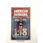 Preview: American Diorama 77436 Team-Pink Regenschirm MädchenII 1/1000 1:18
