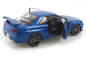 Preview: Solido 421185690 Nissan GTR R34 blau 1999 GT-R 1:18 Modellauto