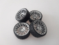 Preview: SD Felgen 19 Zoll Enkei RS05-RR silber 35mm 1:18 Modellautotuning