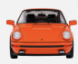 Preview: Porsche 911 930 3.2 Orange 1:18 Modellauto Solido 421182230