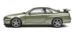 Preview: Nissan GTR R34 grün 1:18 Solido 421183330 Modellauto