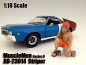 Preview: American Diorama 23814 Figur Muscleman Striper 1:18 limitiert 1/1000