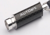 Preview: AutoArt Schlüsselanhänger Endschalldämpfer CARBON Auspuff Keychain 40839