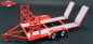 Preview: GMP 18868 Tandem Car Trailer "texaco" rot Anhänger 1:18 Motorsportanhänger