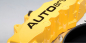 Preview: AUTOart Wanduhr Bremsscheibe gelb 41003 Uhr