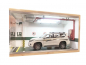 Preview: Parking Garage Diorama 1:18 Parkhaus Schaukasten inkl. LED-Beleuchtung Vitrine