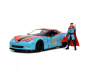 Preview: Jada Toys Marvel Doctor Strange Figur + Chevrolet Corvette Z06 2006 Chevy 1:24 Modellauto