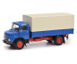 Preview: Schuco 450044800 Mercedes MB L911 blau Pritsche LKW 1:18 limitiert Modellauto