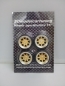 Preview: SD Felgen 15 Zoll Minilite gold 30mm 1:18 Modellauto-Tuning