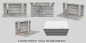 Preview: SD Diorama Boxengasse Werkstatt Halle Fotohintergrund 1:18 Bausatz Pitbox