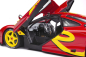 Preview: Solido 421185660 MCLAREN F1 GTR SHORT TAIL LAUNCH LIVERY rot 1996 1:18 Modellauto