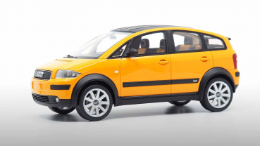 DNA AUDI A2 8Z 1999-2005 1:18 papaya orange limitiert 1/399 Modellauto