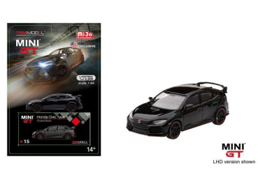 Mini GT 2017 Honda Civic Type R FK8 schwarz LHD 1:64 limitiert MGT00015