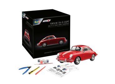 Revell 01029 Adventskalender Porsche 356 B Modellauto 1:16 für Männer Kinder