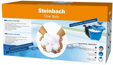 Steinbach 040050 Filter Balls 700g für Sandfilteranlage entspricht 25kg Filtersand