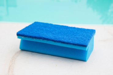 Doppelpack Handschrubber zur Pool Reinigung - Schwamm Schwimmbadreinigung