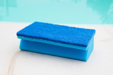 Doppelpack Handschrubber zur Pool Reinigung - Schwamm Schwimmbadreinigung