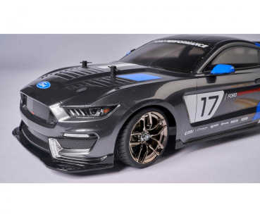 Preview: Carson 1:10 Wheelset 10 Spoke Design smoke chrom for Tamiya