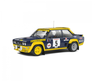 Solido 421181520 Fiat 131 Abarth Tour de Corse Winner 1977 schwarz #5 1:18 Modellauto