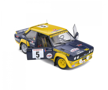 Solido 421181520 Fiat 131 Abarth Tour de Corse Winner 1977 schwarz #5 1:18 Modellauto