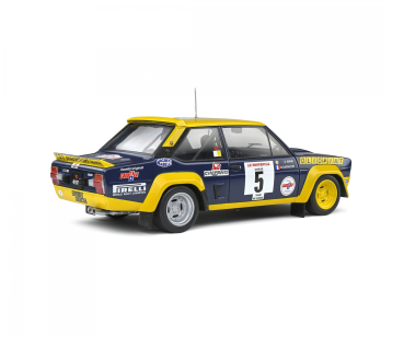 Solido 421181520 Fiat 131 Abarth Tour de Corse Winner 1977 schwarz #5 1:18 Modellauto