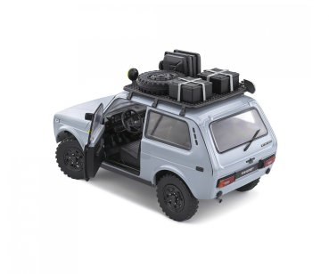 Solido 421181540 Lada Niva 1980 grau Vlada Vagabund mit Dachgepäckträger 1:18 Modellauto