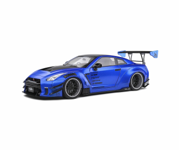 Solido 421188480 Nissan GTR R35 Liberty Walk LB-Work blue 1:18 Modellauto