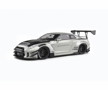 Solido 421182020 Nissan GTR R35 Liberty Walk LB-Work silver-black 1:18 Modellauto