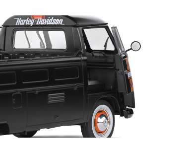 Solido 421181940 VW T1 Pritsche black custom Harley-Davidson 1:18 Modellauto