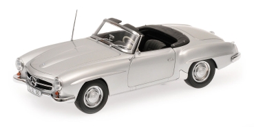 Minichamps MERCEDES-BENZ 190 SL W121 1955 silber 1:18 Modellauto