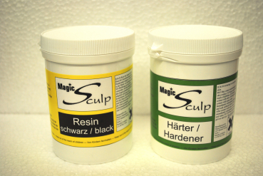 Magic Sculp® 1,0 kg-Gebinde - 500g Harz + 500g Härter schwarz