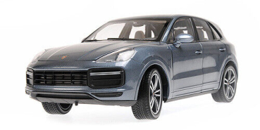 Minichamps Porsche Cayenne Turbo S 2017 blau metallic 1:18 Modellauto