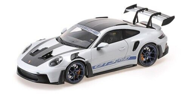 Minichamps 110062020 PORSCHE 911 992 GT3 RS 2022 Silber WEISSACH 1:18 Modellauto limitiert 1/333