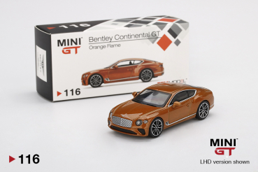 Mini GT Bentley Continental GT Orange LHD 1:64 limited MGT00116
