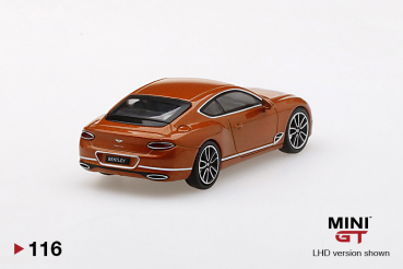 Mini GT Bentley Continental GT Orange LHD 1:64 limited MGT00116