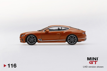 Mini GT Bentley Continental GT Orange LHD 1:64 limited MGT00116