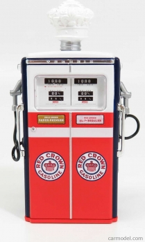 Greenlight Zapfsäule 1954 tokheim 350 red crown gasoline Vintage Serie 1:18 - 14030C