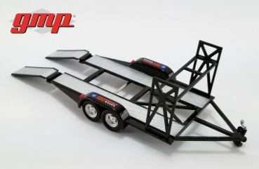 GMP Tandem Trailer with tire rack 1:43 Chevrolet 14311 Auototransport Anhänger