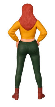 Atlantic 1:18 Figur Chanel Frau in gelben Pullover für Modellbau Diorama