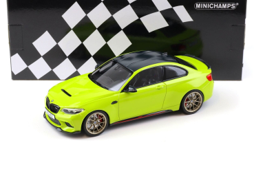 Minichamps 155021029 BMW M2 CS F87 2020 gelbgrün 1:18 Modellauto