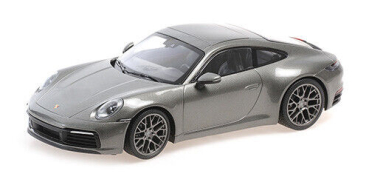 Minichamps PORSCHE 911 992 Carrera 4S Coupe 2019 green-grey metallic 1:18 Modellauto limititiert 1/504