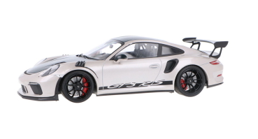Minichamps PORSCHE 911 991.2 GT3 RS 2019 silber Weissach Paket 1:18 Modellauto