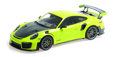 Minichamps PORSCHE 911 991.2 GT2 RS 2018 grün / Magnesium Felgen 1:18 Modellauto